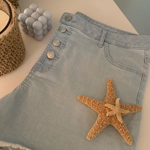 🌸🩵George Lightwash Denim Jean Shorts🩵🌸